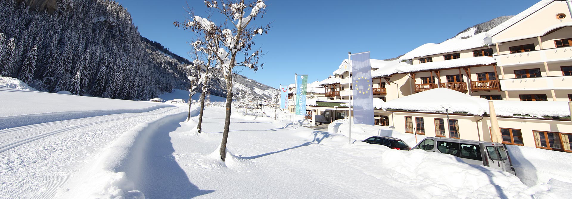 Hotel im Schnee